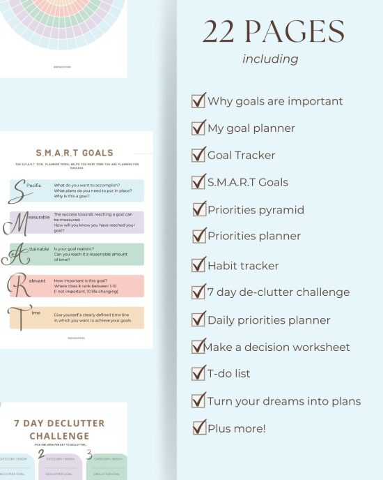 Goal Setting & Priorities Digital Planner - Image 6