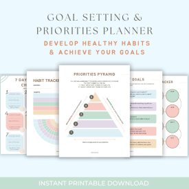 Goal Setting & Priorities Digital Planner