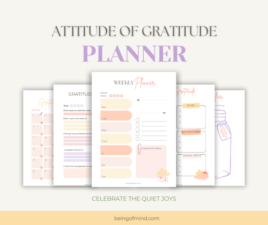 Attitude of Gratitude Planner