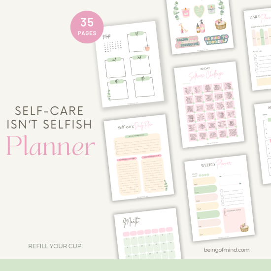 Self-Care Isn't Selfish Planner - Image 2