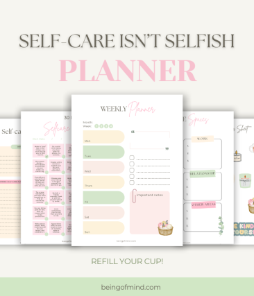 Self-Care Isn't Selfish Planner