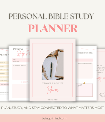 Personal Bible Study Planner