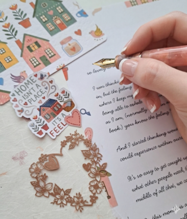 Coming Home To Yourself Letter Pack